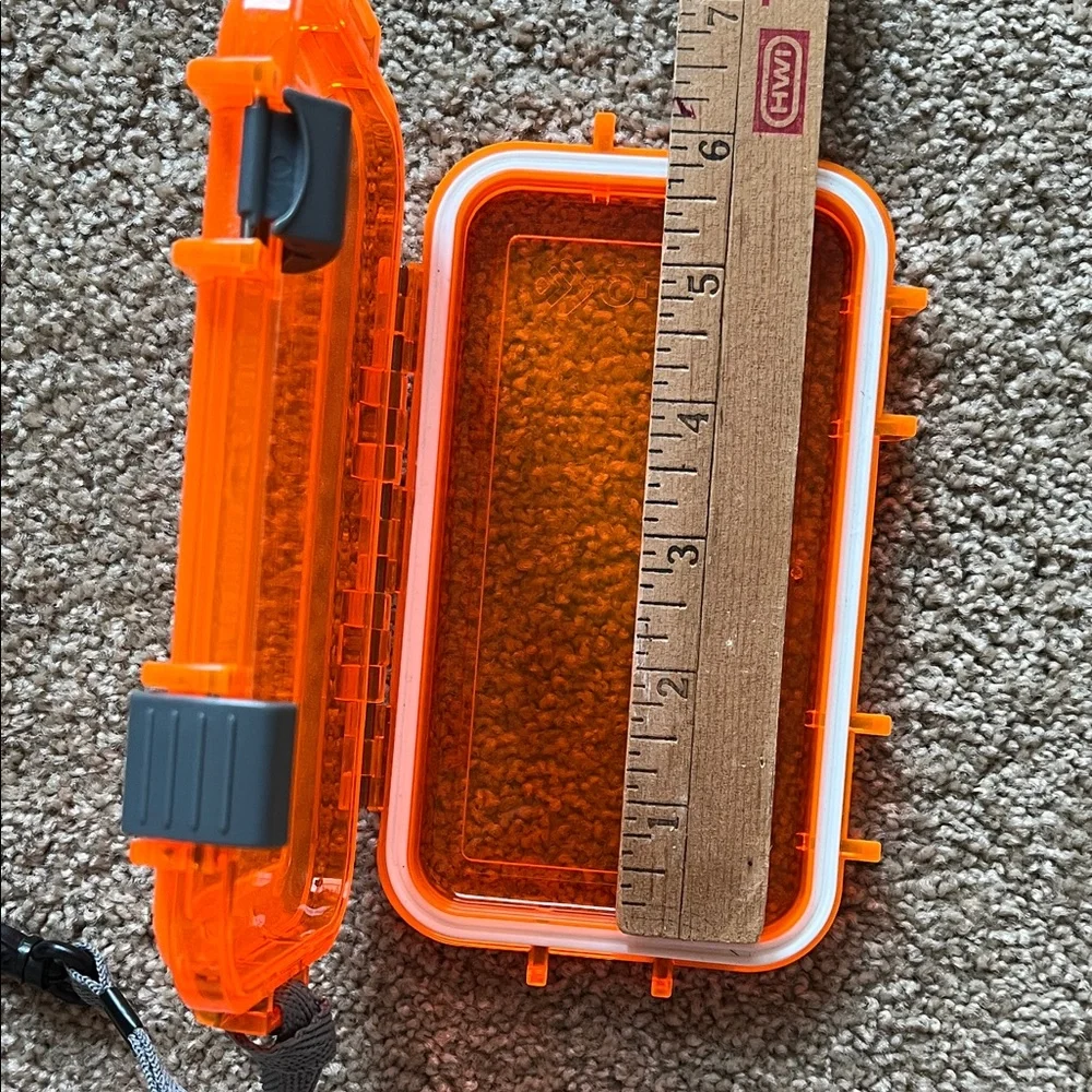 Orange Waterproof Protective Phone Case with Strap (Outdoor Products)